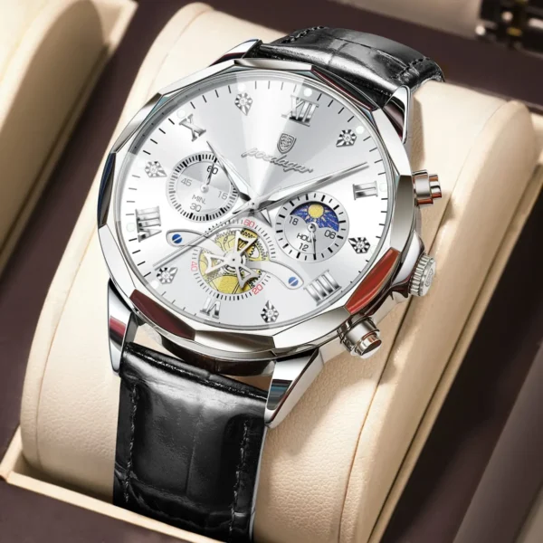 Poedagar 938L For Men - Black White