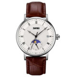 SKMEI 9308M Premium Quality Moonphase Quartz Watch - Image 6
