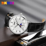 SKMEI 9308M Premium Quality Moonphase Quartz Watch - Image 3