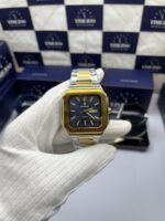 Poedagar 672 Men's Watch - Gold Blue - Image 2