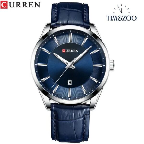 Curren 8365 Men's Wristwatch Leather Fashionable Casual Watch For Men