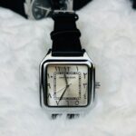 Universe Point 1037 Arabic Dial Silicon Strap Men's Watch - Black White - Image 11