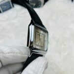 Universe Point 1037 Arabic Dial Silicon Strap Men's Watch - Black White - Image 4