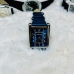 Universe Point 2382 Arabic Dial Silicon Strap Men's Watch - Blue - Image 2