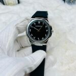 Universe Point 7666 Arabic Dial Men's Watch - Silver Black - Image 3