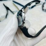 Universe Point 7666 Arabic Dial Men's Watch - Silver Black - Image 6