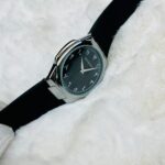 Universe Point 7666 Arabic Dial Men's Watch - Silver Black - Image 5