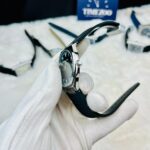 Universe Point 7666 Arabic Dial Men's Watch - Silver Black - Image 9