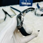 Universe Point 7666 Arabic Dial Men's Watch - Silver Black - Image 8