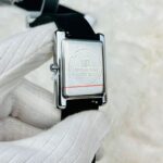 Universe Point Classic Rectangular Roman Dial Watch – Black Strap Edition - Image 3