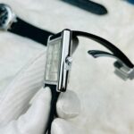 Universe Point Classic Rectangular Roman Dial Watch – Black Strap Edition - Image 2