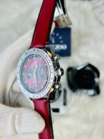 Omega Speedmaster Red Dial Chronograph - Sporty Luxury Swiss Watch - Image 5