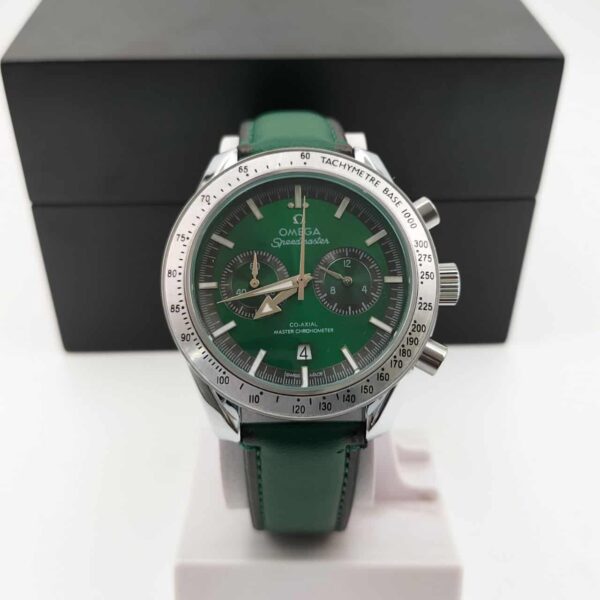 Omega Speedmaster Green Dial Chronograph - Sporty Luxury Swiss Watch