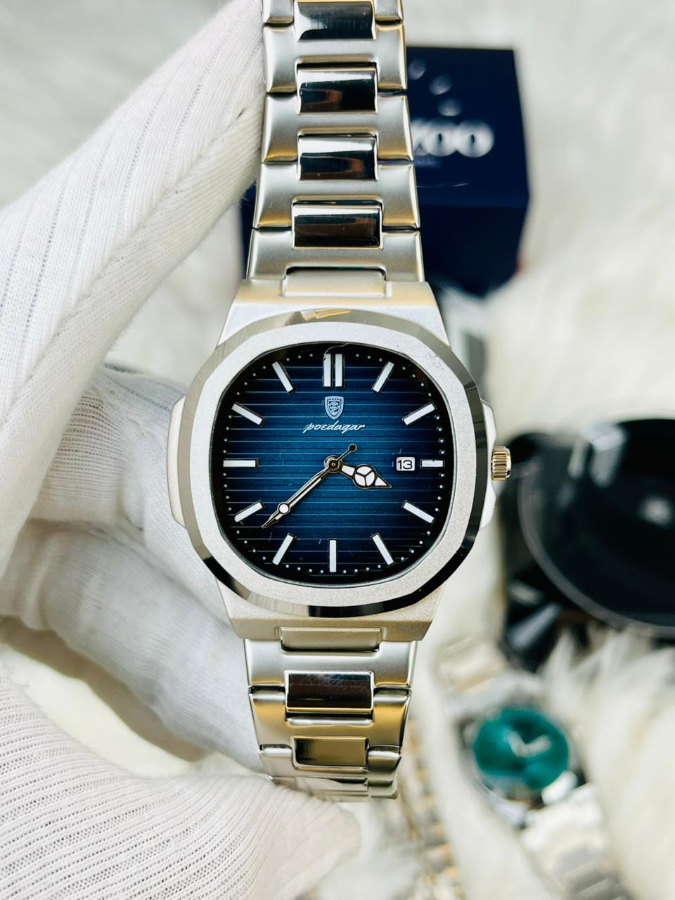 WhatsApp Image 2026-03-12 at 11.23.49 PM (2) POEDAGAR 613 Luminous Luxury Quartz Watch for Men - Elegant Design - Image 1